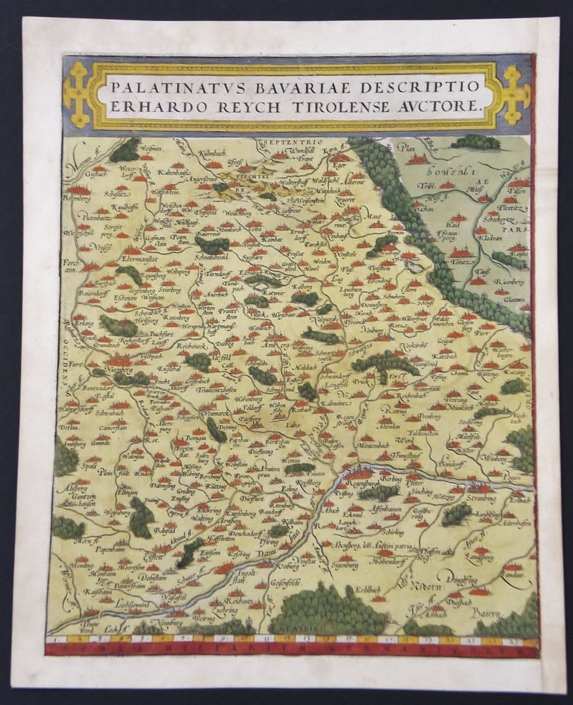 Ortelius, A.: Palatinus Bavariae descriptio Erhardo Reych Tirolense auctore