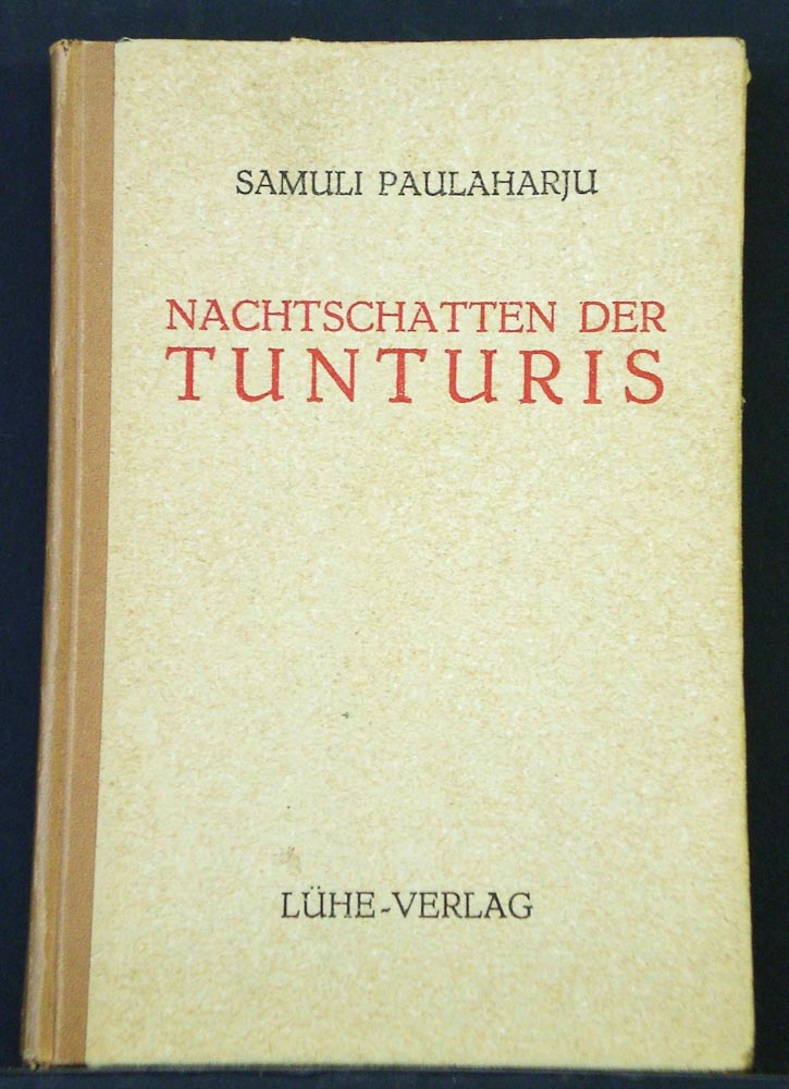 SAMULI PAULAHARJU Nachtschatten der Tunturis. Sagen aus Lappland (1943)