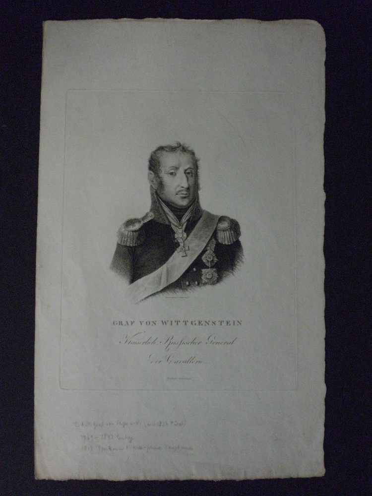 Graf von Wittgenstein. Kaiserlich-Russischer General der Cavallerie