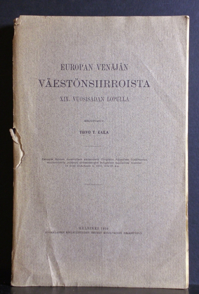 Europan Venäjän väestönsiirroista XIX. vuosisadan lopulla