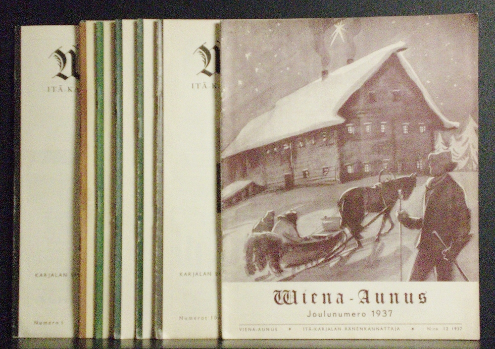 Wiena - Aunus. Itä-Karjalan äänenkannattaja. N:o 1-12, 1937
