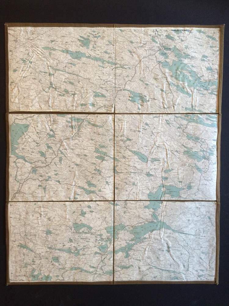 Kuusamo. Topografinen kartta