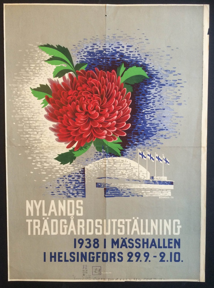 Hellström, Bernhard Harald: Nylands trädgårdsutställning 1938 i Mässhallen
