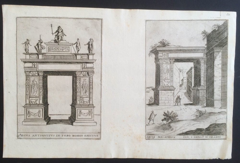 Brambilla, Ambrogio: Arcus antiquitus in foro boario erectus. Arcus Mercatorum