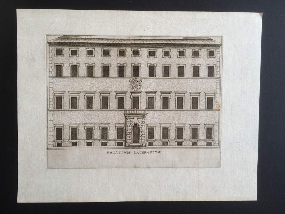 Falda, G. B. & P. Ferrerio: Palatium Lateranense (Palazzo del Laterano)