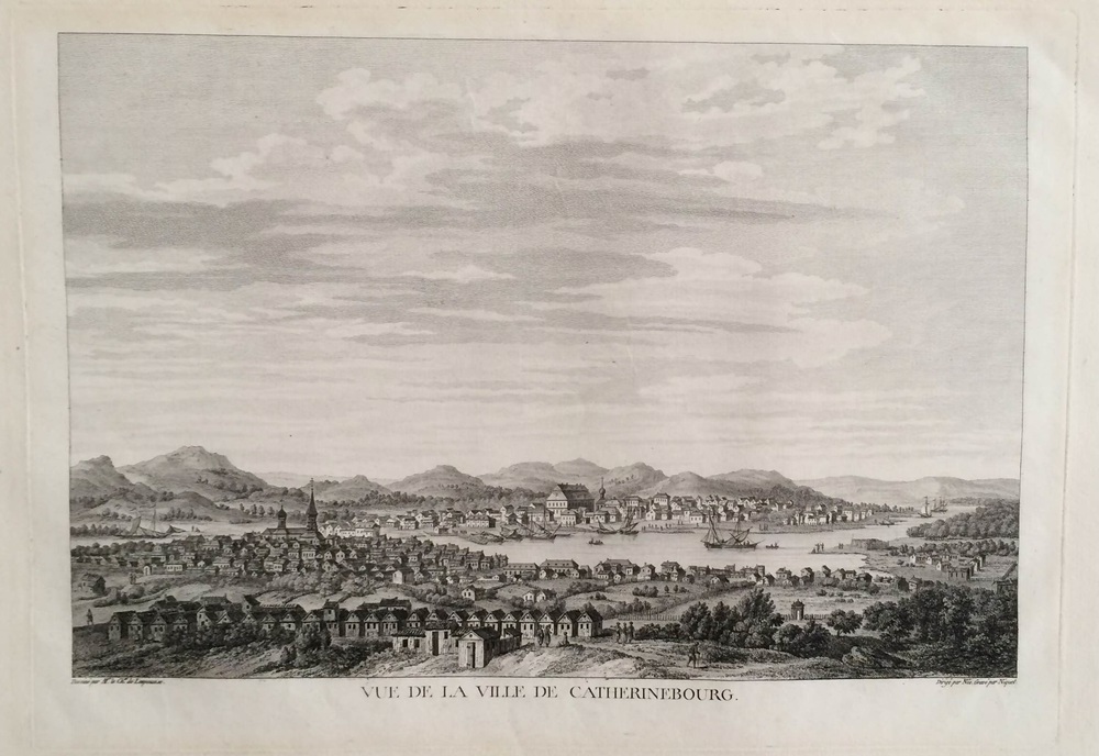 de Lespinasse, N. L.: Vue de la Ville de Catherinebourg