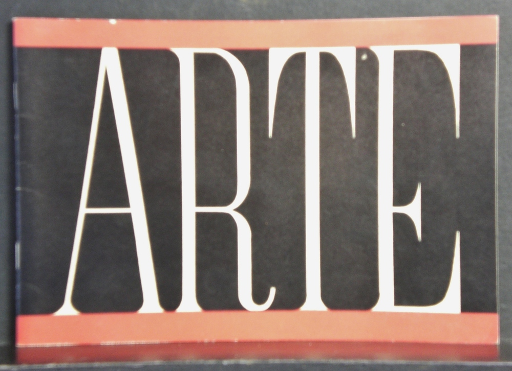 ARTE. Helsingin Taidehalli, Helsingfors Konsthall. 14-26. XI 1961