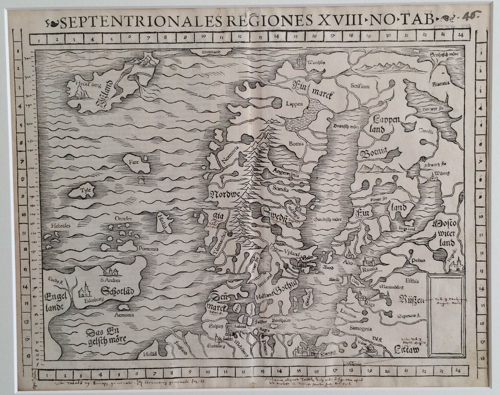 Sebastian Münster Septentrionales Regiones XVIII (1577)
