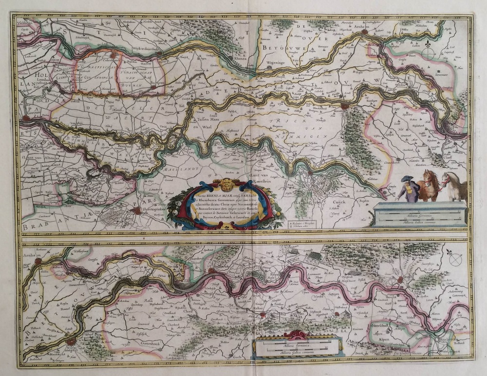 Blaeu, W. J.: Tractus Rheni et Mosae totusque Vahalis