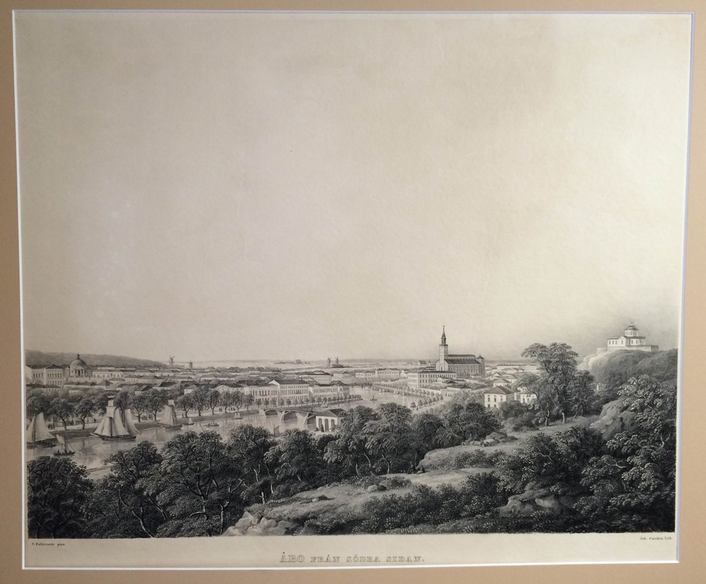Åbo från södra sidan (1841)