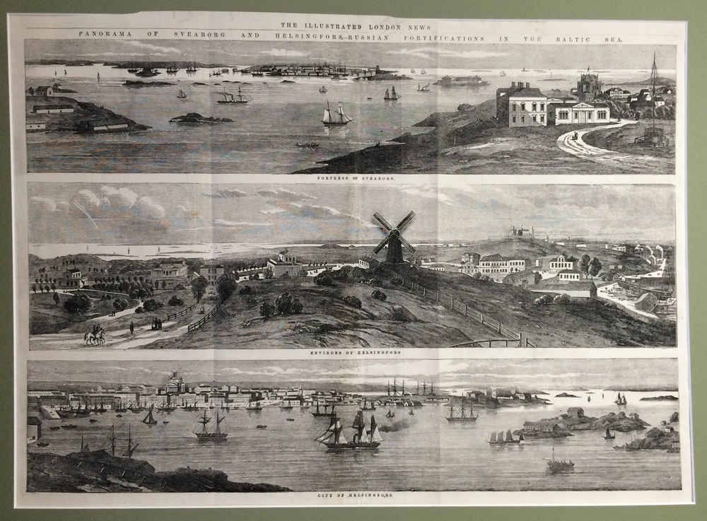 Panorama of Sveaborg and Helsingfors (1855)