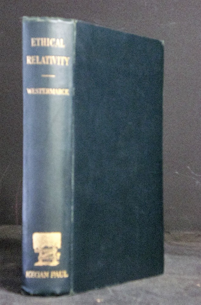Westermarck, Edvard: Ethical Relativity - kansatiede