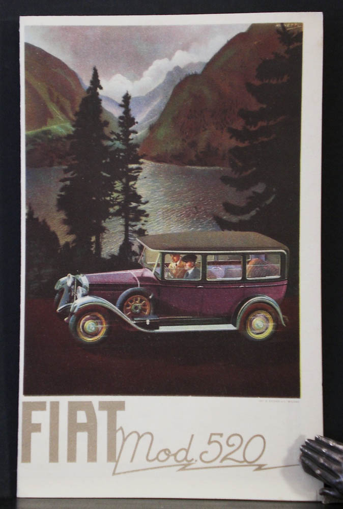 Original Fiat Mod. 520 brochure from 1920