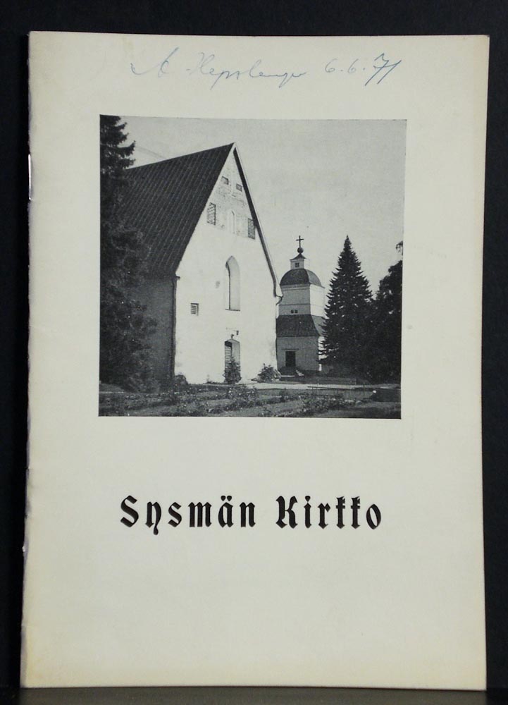 Sysmän kirkko - *topografia - suomi