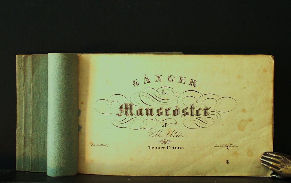 Wilhelm Uddén Sånger för mansröster I-IV
