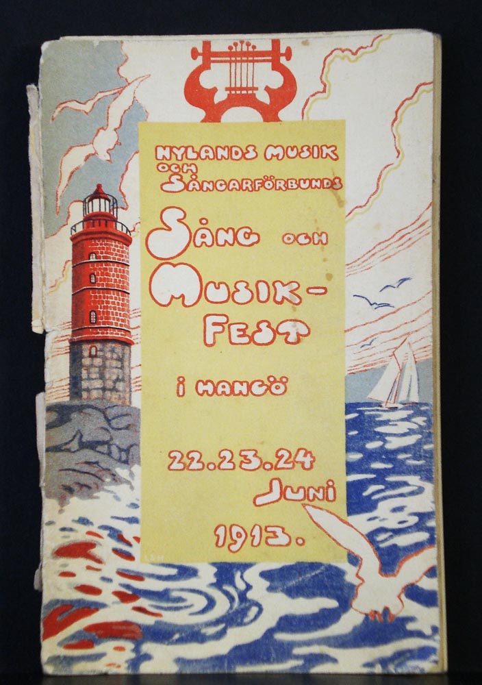 Hanko - Hangö: Publikation utgiven till Nylands Musik- och Sångarförbunds sång och musikfest i Hangö 22, 23 och 24 juni 1913 - kaupungit