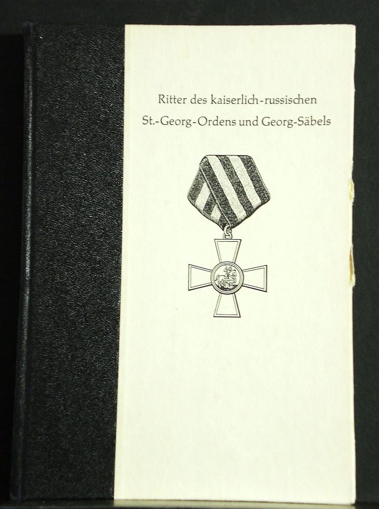 Ritter des kaiserlich-russischen St.-Georg-Ordens und des Georg-Säbels