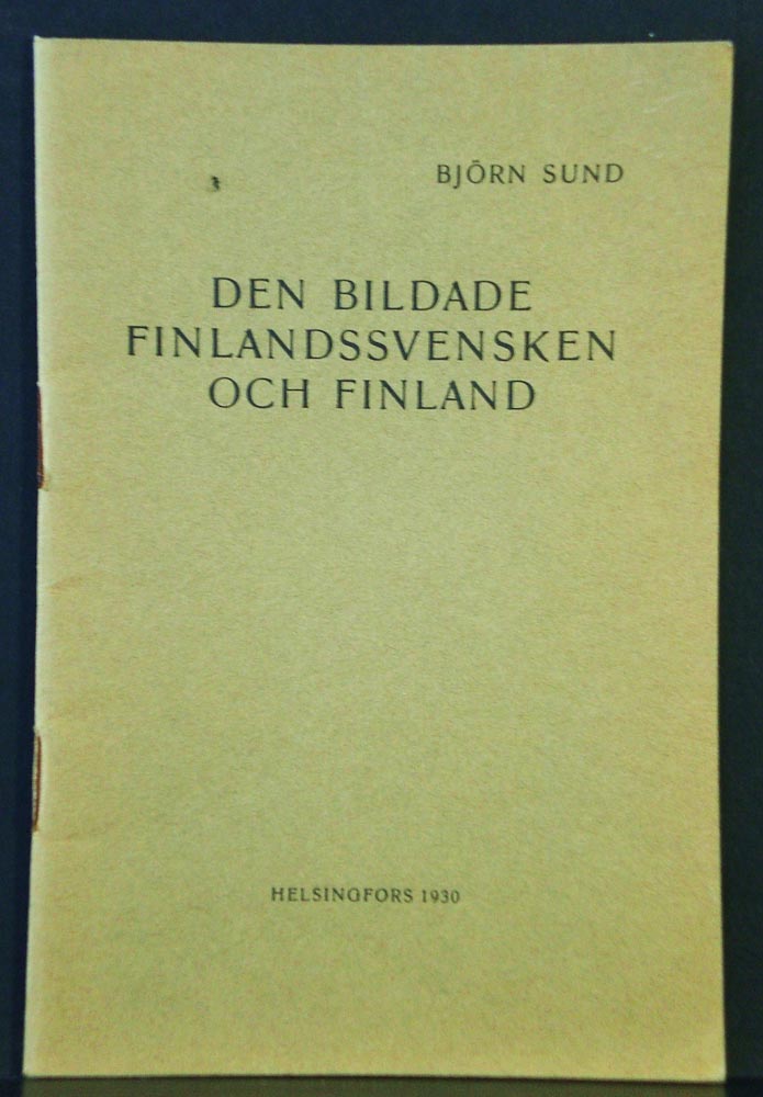 Den bildade finlandssvensken och Finland