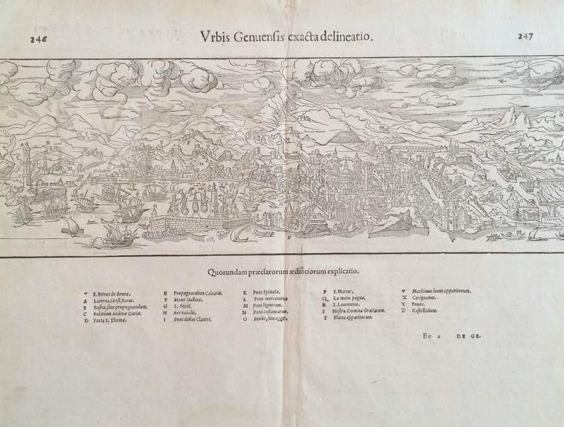 Münster, Sebastian: Urbis Genuensis exacta delineatio