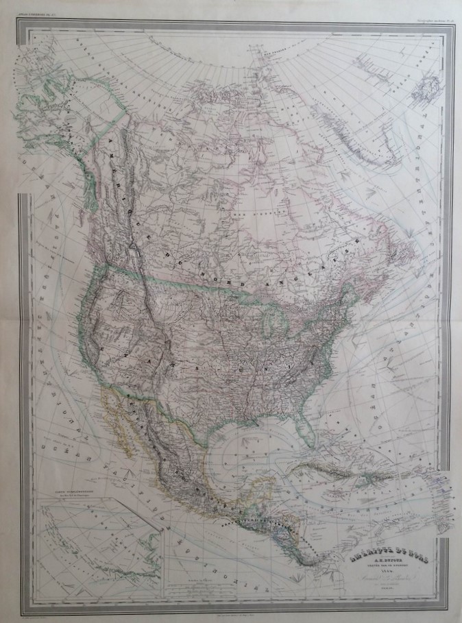 DUFOUR Amérique du Nord (1864)