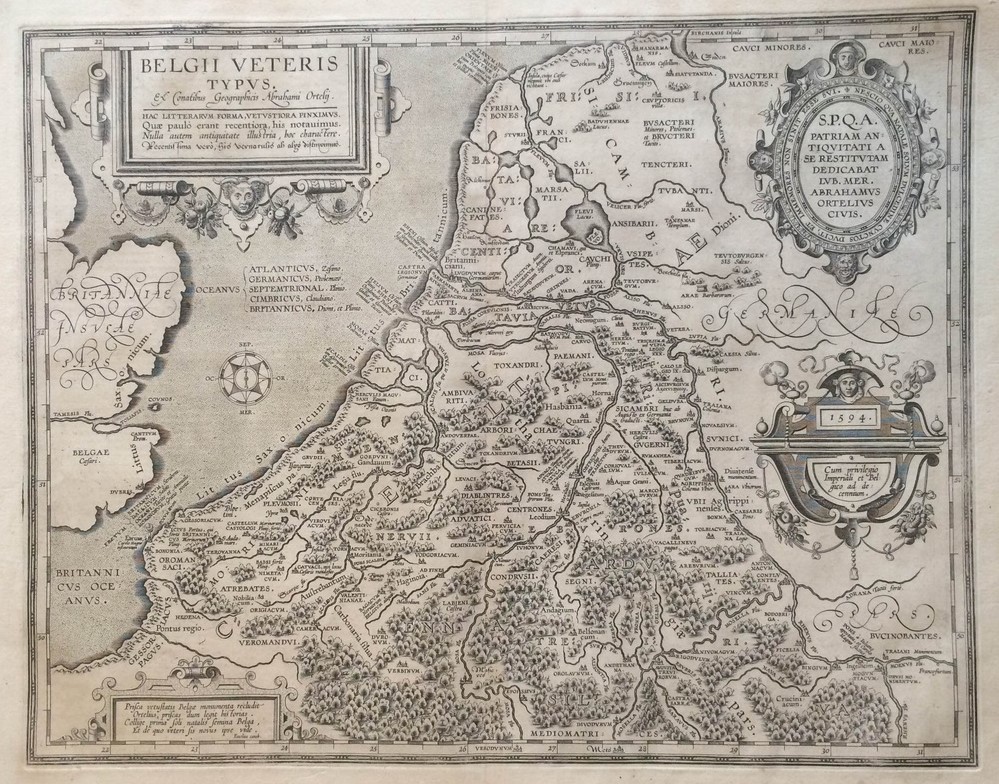 Ortelius, Abraham: Belgii Veteris Typus