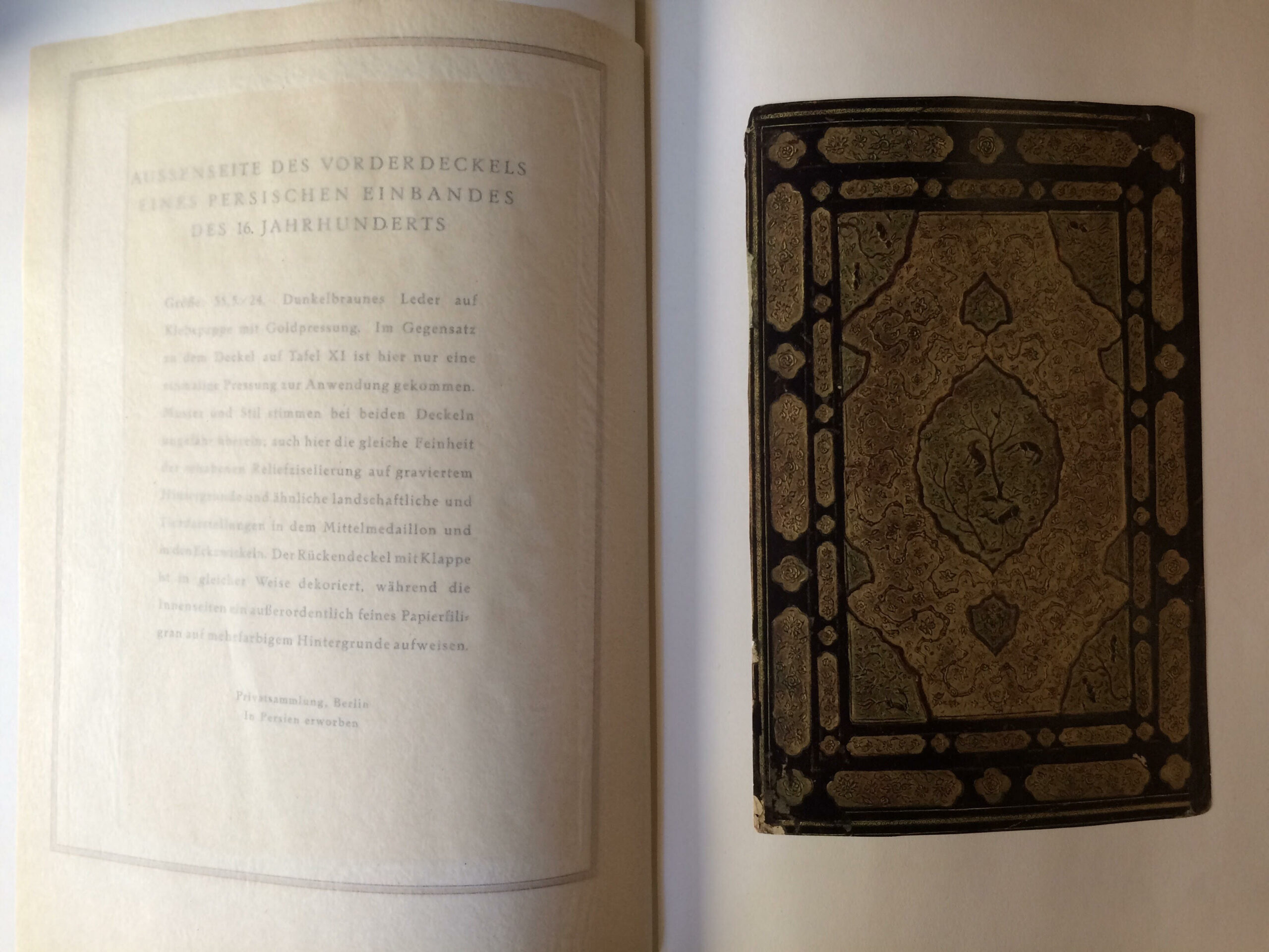 Sarre, Friedrich: Islamische Bucheinbände. Buchkunst des Orients (ertser Band) - Image 2