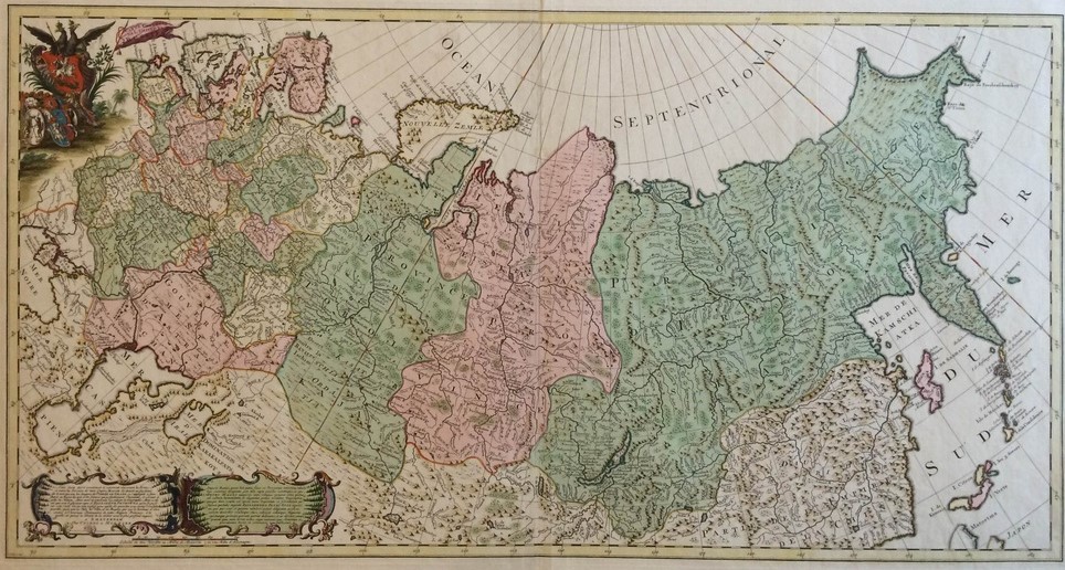 Covens et Mortier: Carte générale de l'empire de Russie