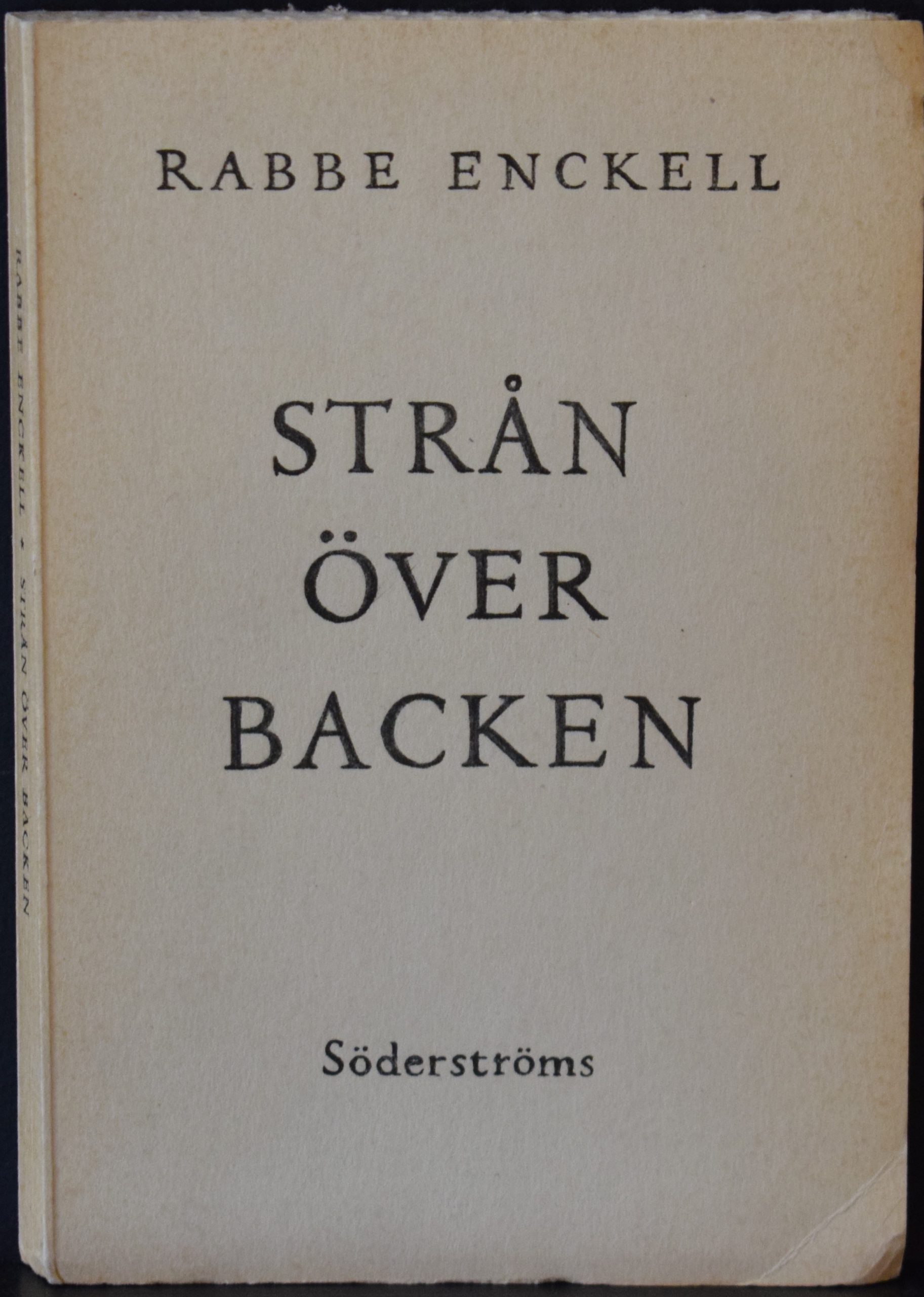 Rabbe Enckell Strån över backen (1957)