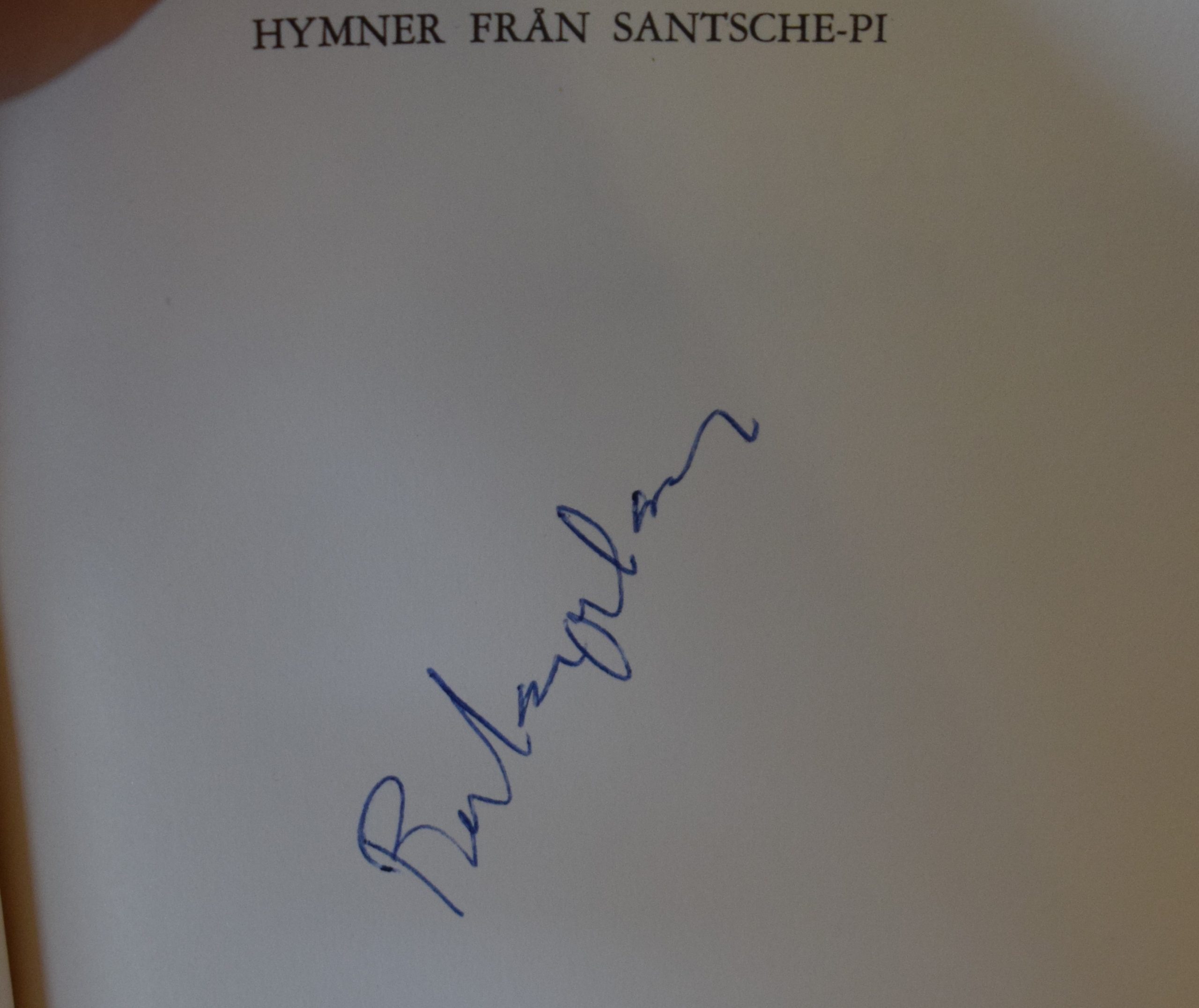 Parland, Ralf: Hymner från Santsche-Pi (1959) - Image 2