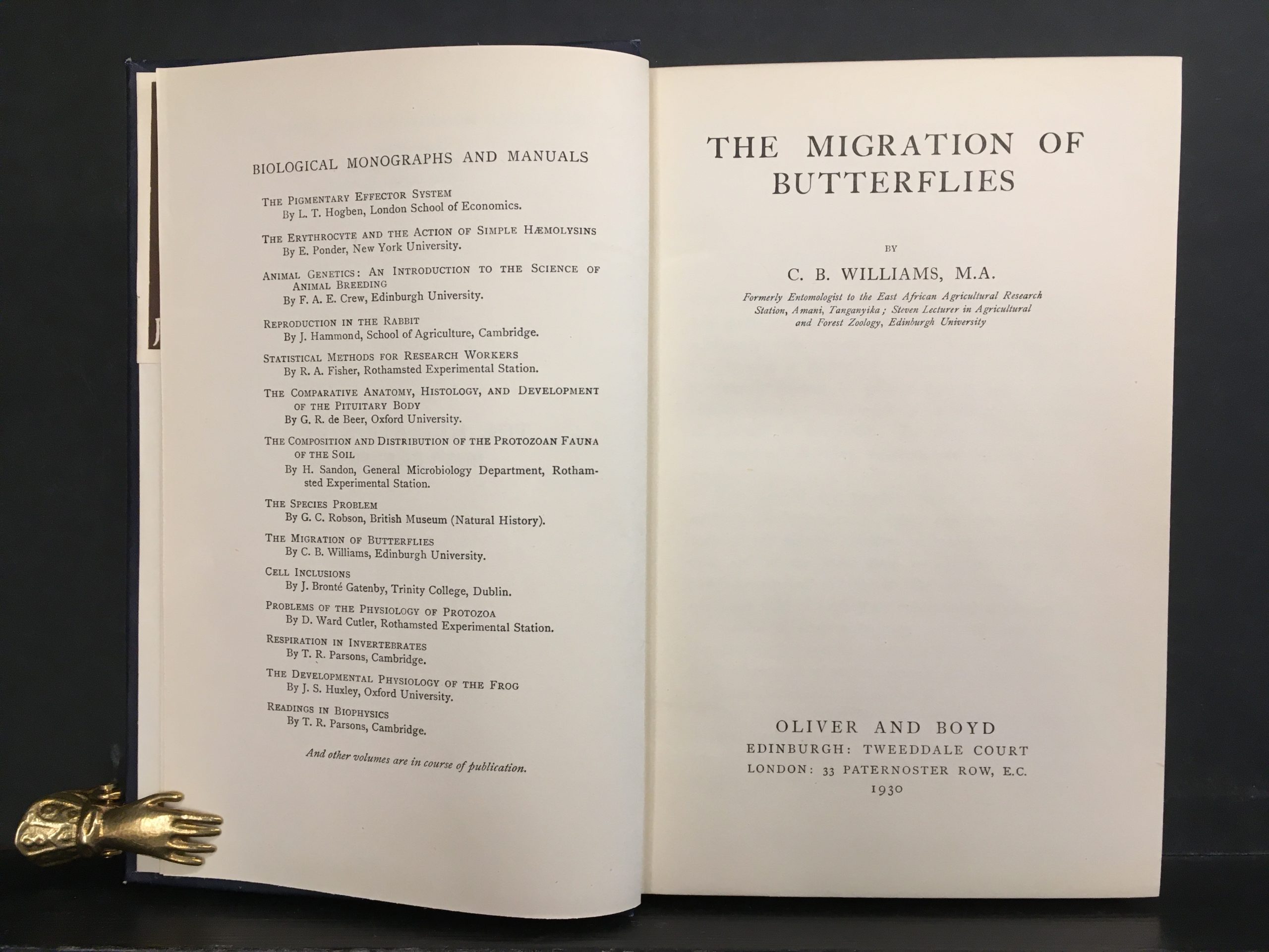 Williams, C. B.: The Migration of Butterflies (1930) - Image 2