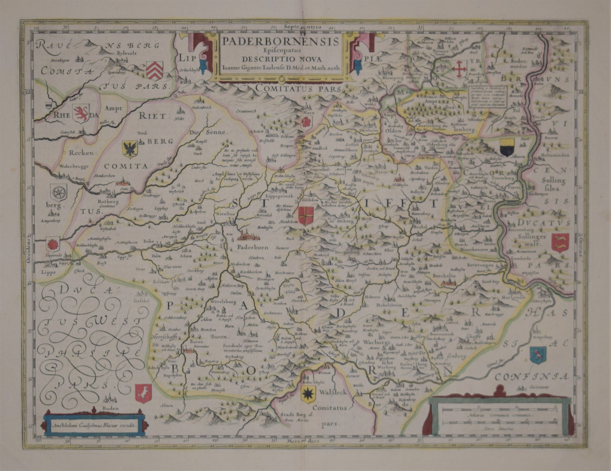 Blaeu, W. J.: Paderbornensis Episcopatus Descriptio Nova