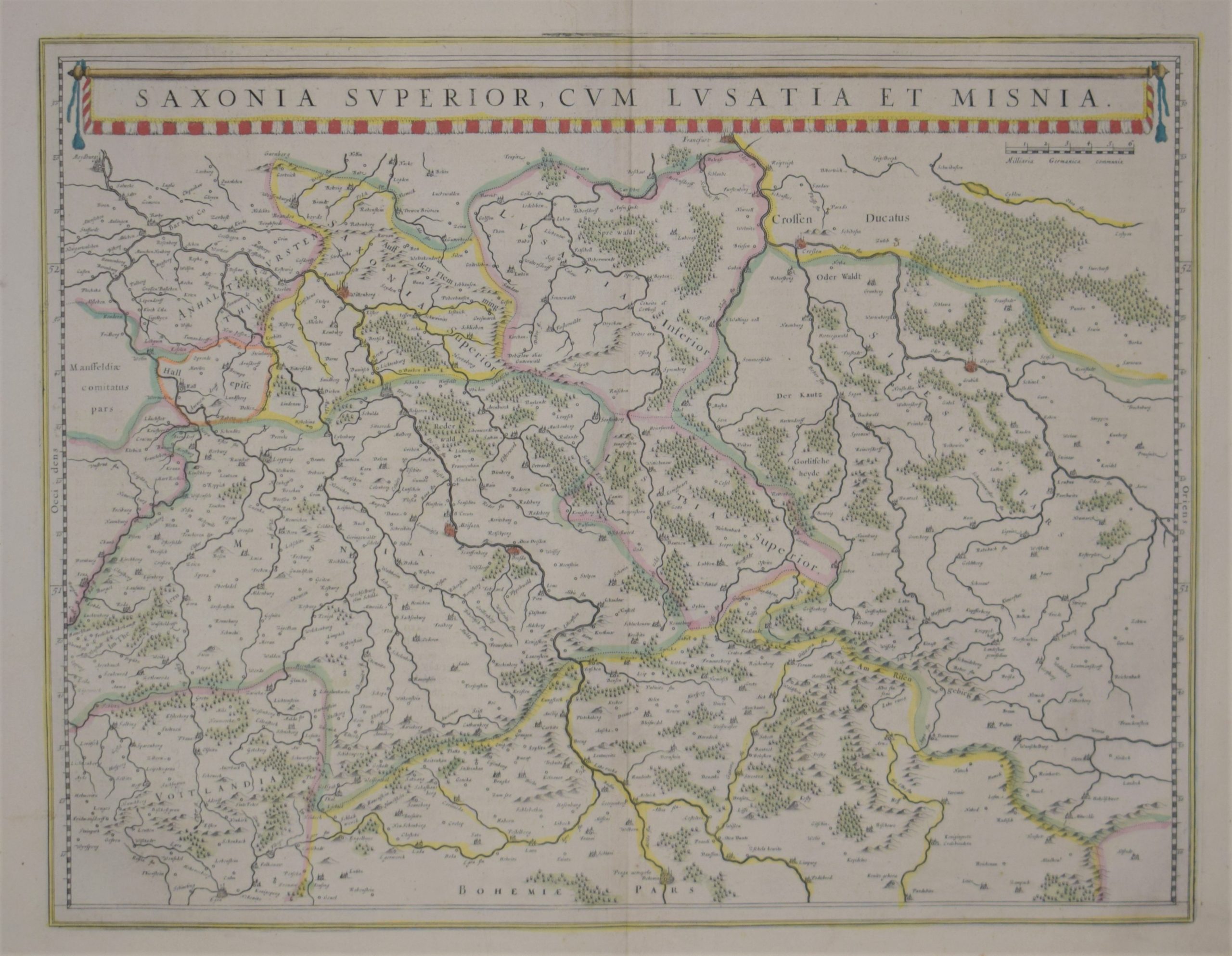 Blaeu, W. J.: Saxonia superior, cum Lusatia et Misnia
