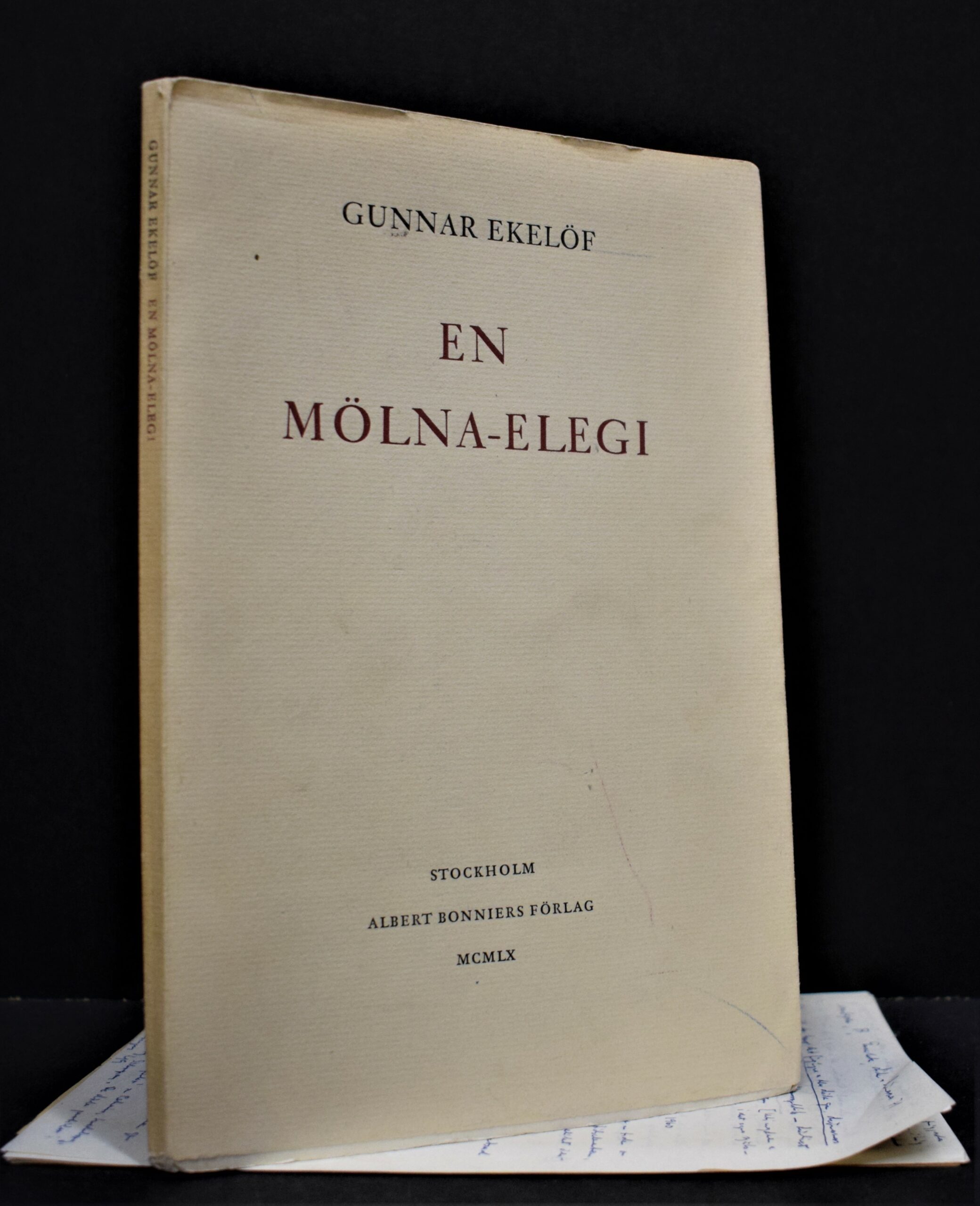 Gunnar Ekelöf En Mölna-elegi - Metamorfoser (1960)