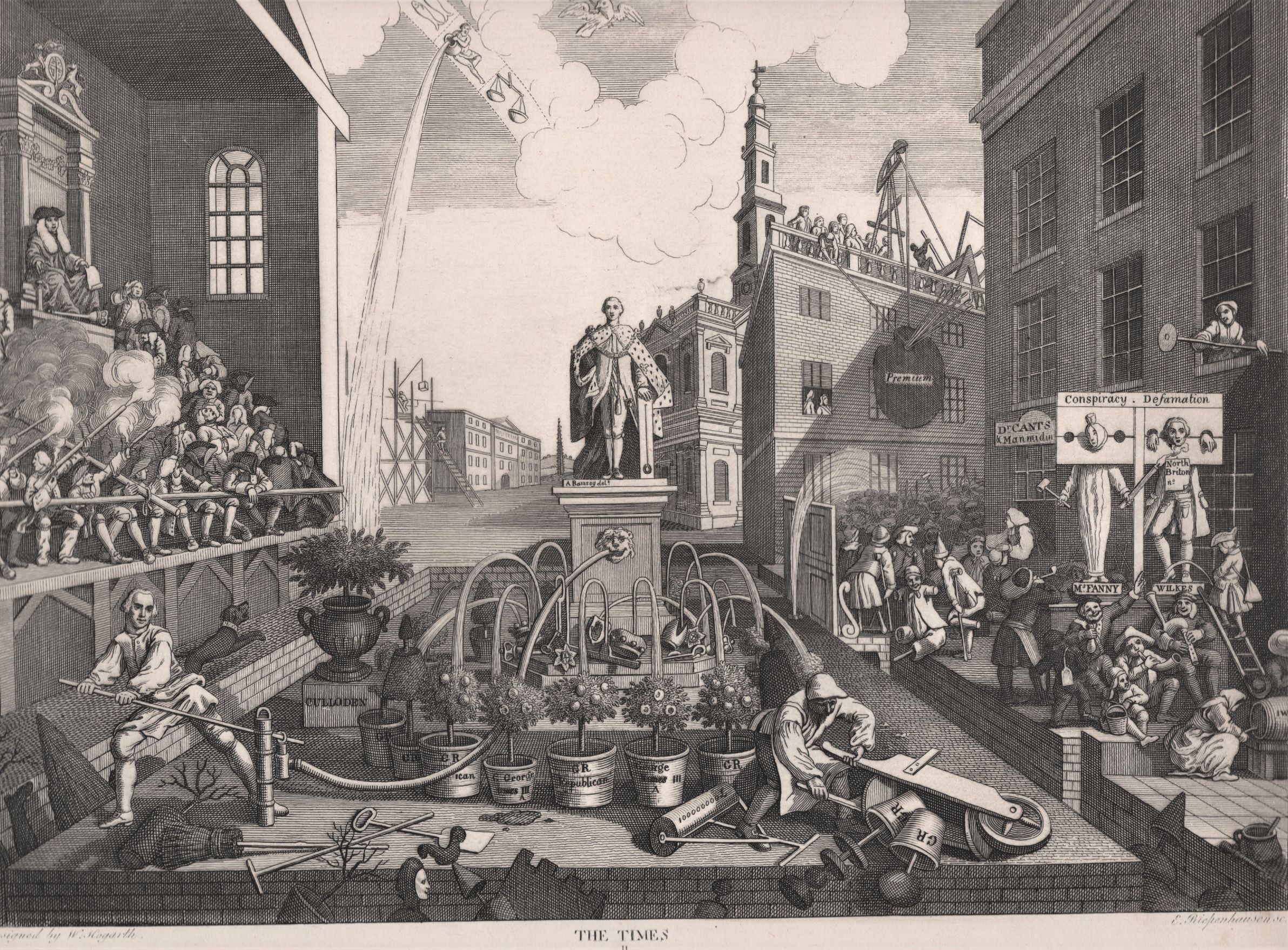 William Hogarth The Times II
